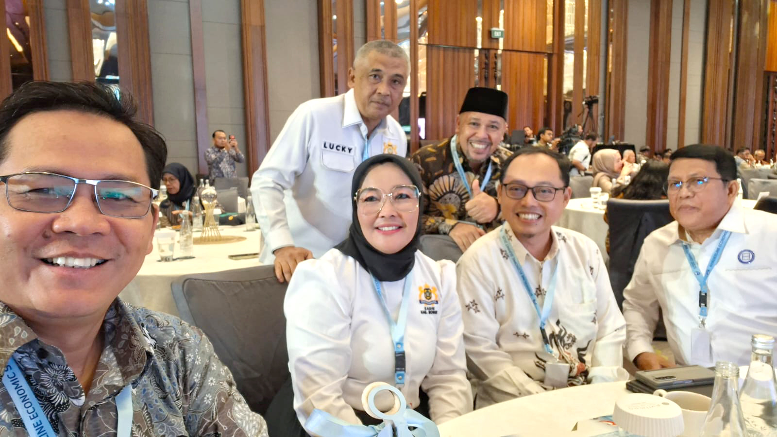 Menghadiri acara Borderline Economic Summit 2025, Pemerintah Kabupaten Bogor.